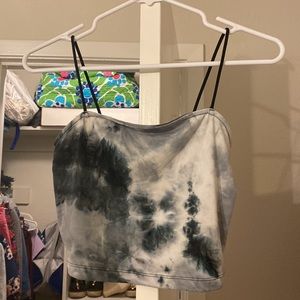 Tie dye crop tank